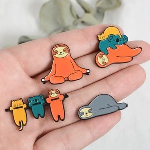 🔥🔥 Sloth 🦥and Friends Enamel  Lapel Pins